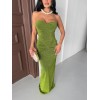 Straplez Simli Uzun Elbise 160386 Straplez Simli Uzun Elbise 160386