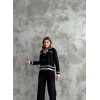Şerit Detaylı Hırka Pantolon İkili Takım 160396 Şerit Detaylı Hırka Pantolon İkili Takım 160396