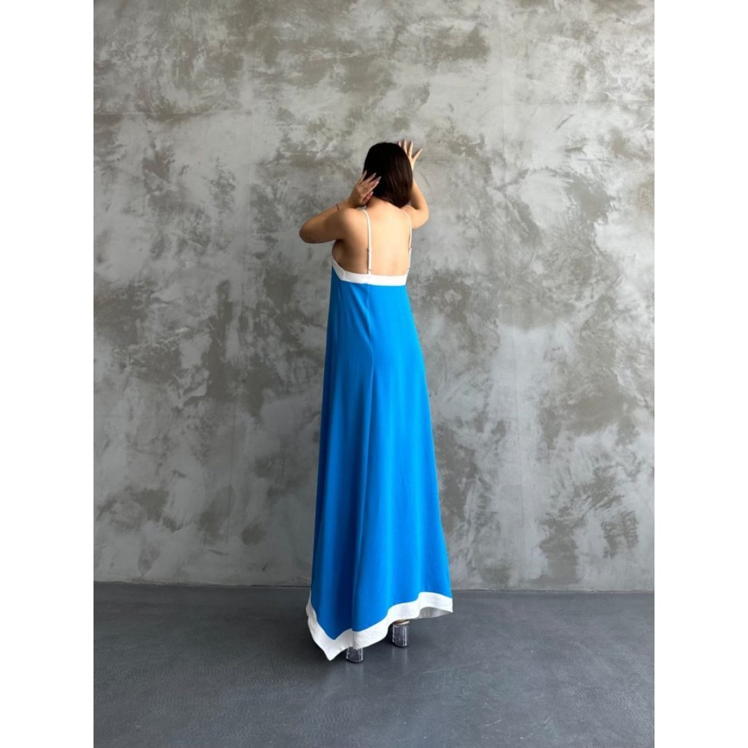 Askılı Maxi Boy Elbise - 160402