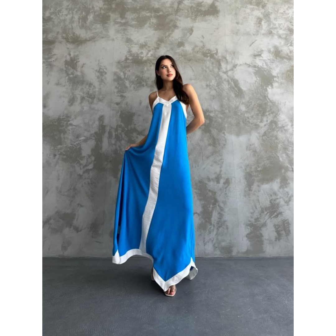 Askılı Maxi Boy Elbise - 160402