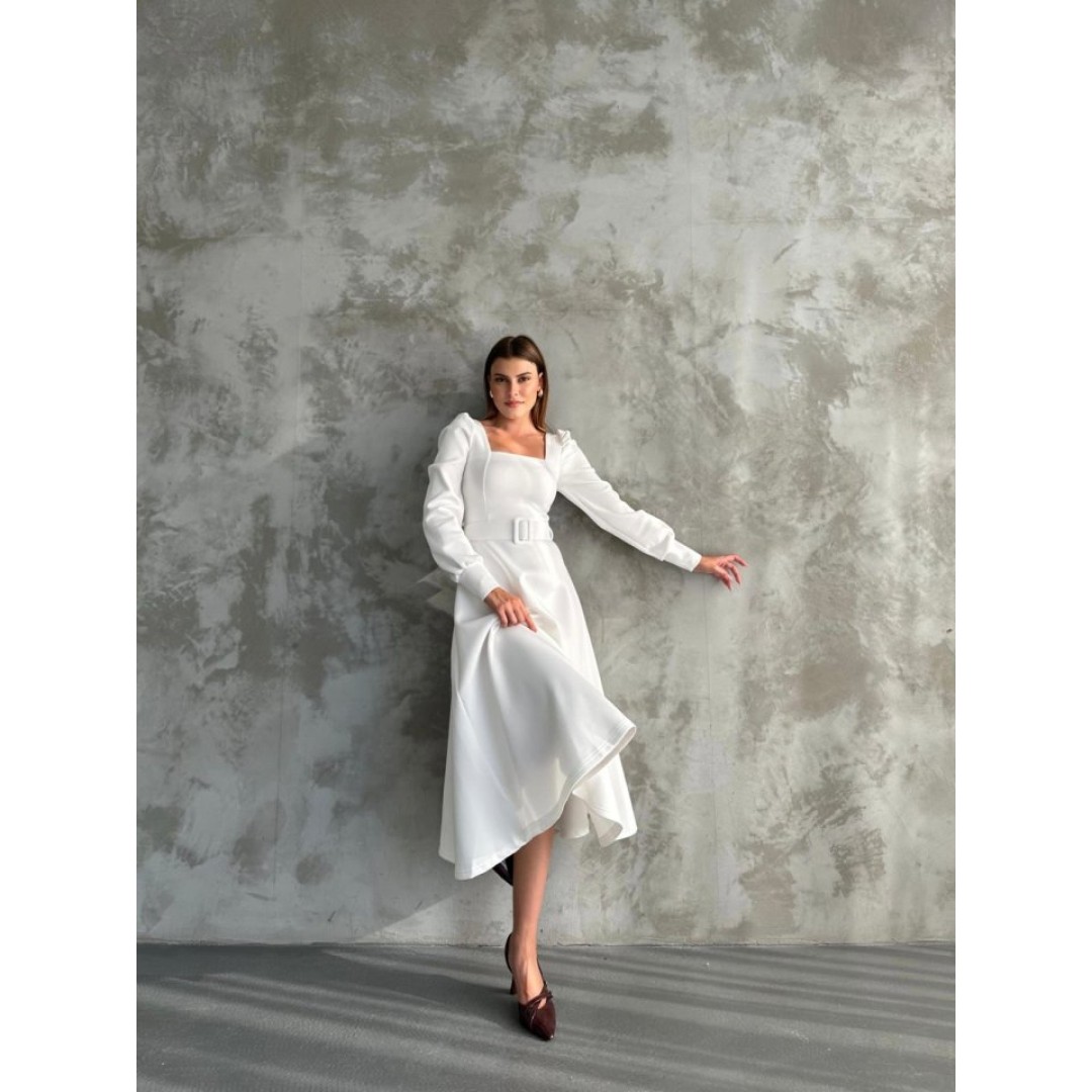 FERMUARLI ELBİSE - 160483 FERMUARLI ELBİSE - 160483