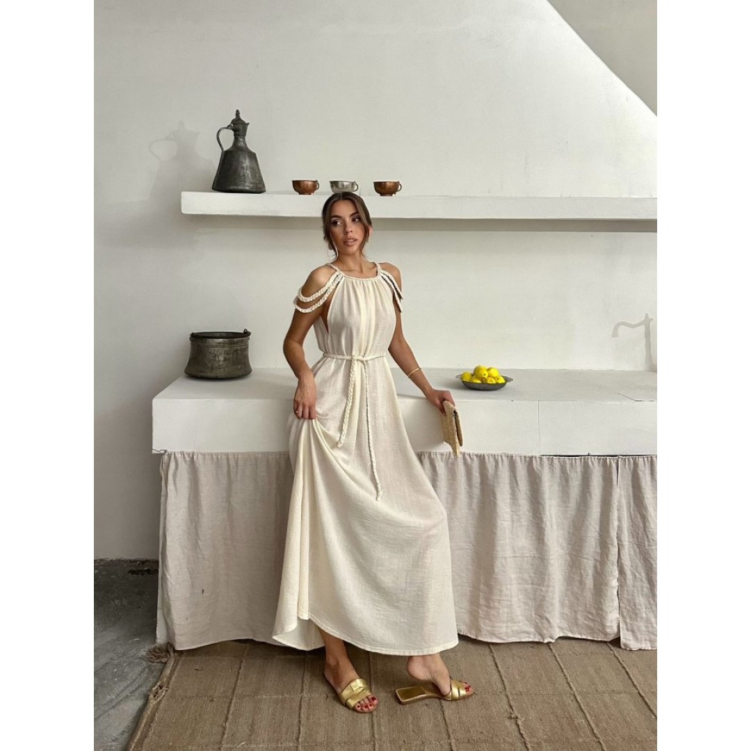 KETEN ELBİSE - 162119 KETEN ELBİSE - 162119