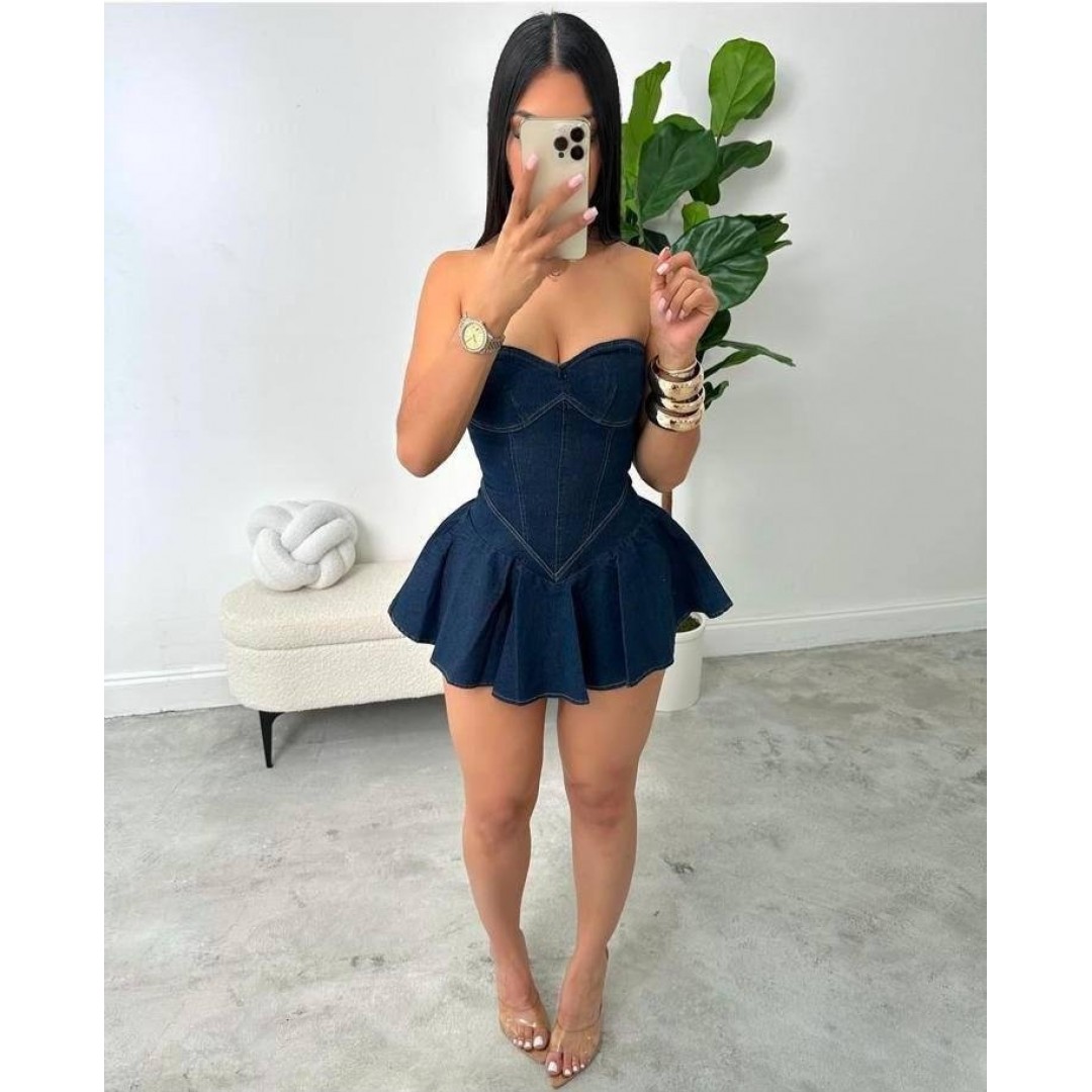 DENİM ELBİSE - 162352 DENİM ELBİSE - 162352