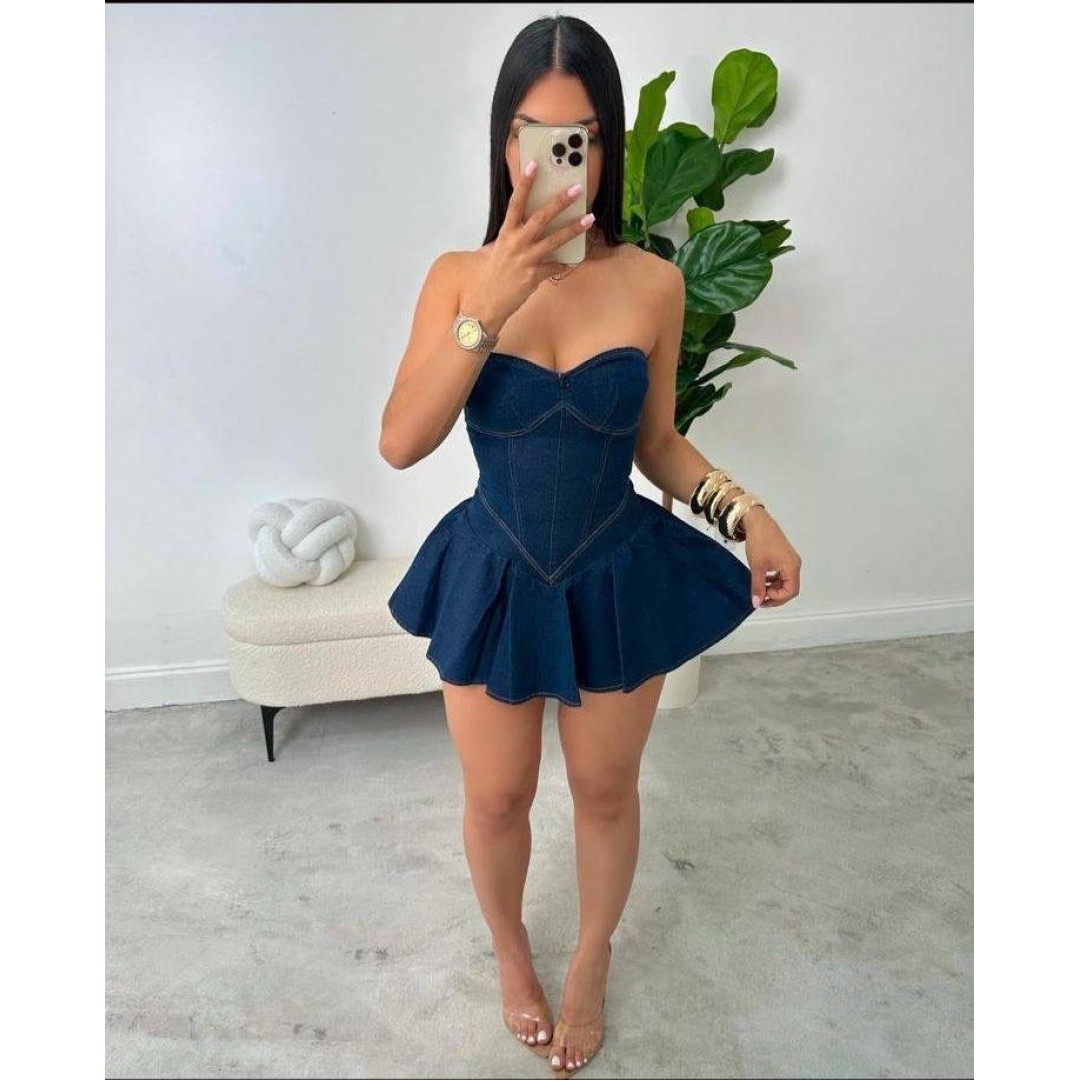 DENİM ELBİSE - 162352 DENİM ELBİSE - 162352