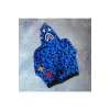 Erkek 2 İplik Bape Kapüşonu Fermuarlı Hırka - Mavi - 92614 Erkek 2 İplik Bape Kapüşonu Fermuarlı Hırka - Mavi - 92614