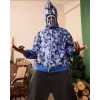 Erkek 2 İplik Bape Kapüşonu Fermuarlı Hırka - Mavi - 92614 Erkek 2 İplik Bape Kapüşonu Fermuarlı Hırka - Mavi - 92614
