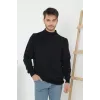Erkek Yarım Balıkçı Yaka Triko Kazak - Lacivert - 92631