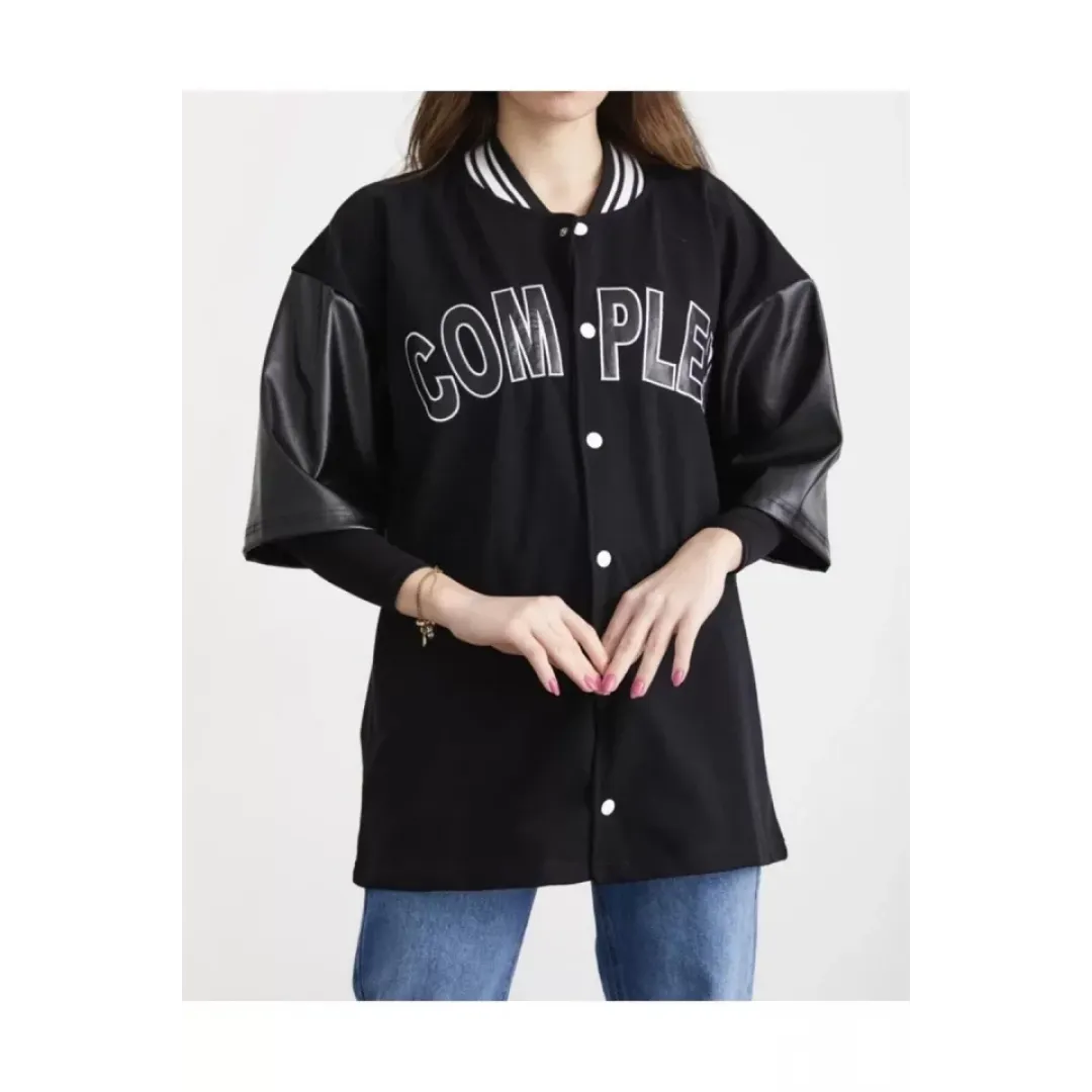 Complex Kolej Oversize T-shirt - Siyah - 92660 Complex Kolej Oversize T-shirt - Siyah - 92660