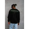 Erkek Baskılı Sweat - Siyah - 92688 Erkek Baskılı Sweat - Siyah - 92688