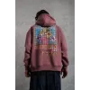 Erkek Patel Six Baskılı Kapüşonlu Sweat - Gül Kurusu - 92691 Erkek Patel Six Baskılı Kapüşonlu Sweat - Gül Kurusu - 92691