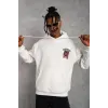 Erkek SCHOOL BOY Baskılı Kapüşonlu Sweat - Beyaz - 92694 Erkek SCHOOL BOY Baskılı Kapüşonlu Sweat - Beyaz - 92694