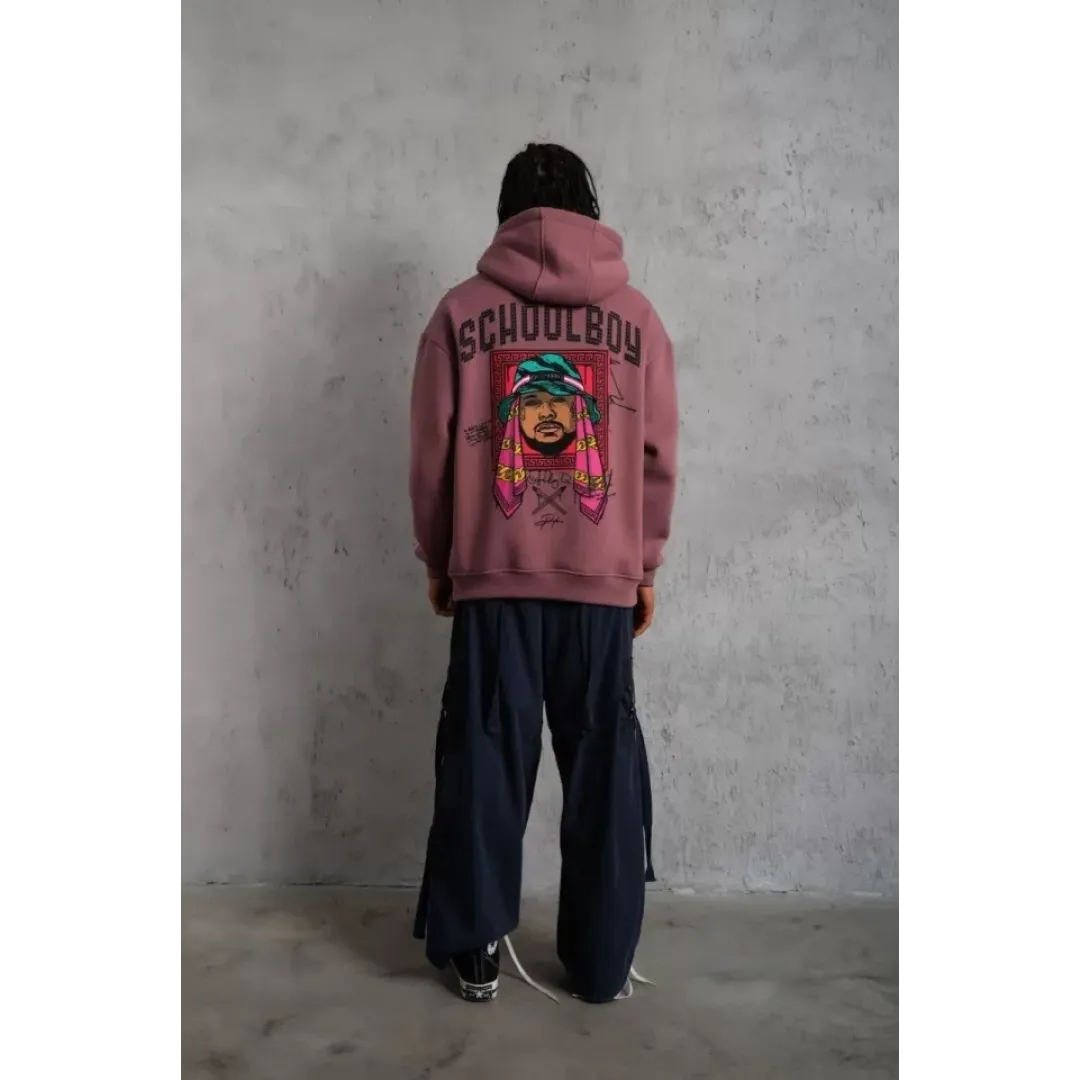 Erkek SCHOOL BOY Baskılı Kapüşonlu Sweat - Gül Kurusu - 92695 Erkek SCHOOL BOY Baskılı Kapüşonlu Sweat - Gül Kurusu - 92695
