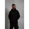 Erkek Astronot Baskılı Kapüşonlu Sweat - Siyah - 92699 Erkek Astronot Baskılı Kapüşonlu Sweat - Siyah - 92699