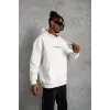 Erkek Astronot Baskılı Kapüşonlu Sweat - Beyaz - 92700 Erkek Astronot Baskılı Kapüşonlu Sweat - Beyaz - 92700