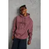 Erkek 93 Dijital Parça Baskılı Kapşonlu Sweat - Gül Kurusu - 92760 Erkek 93 Dijital Parça Baskılı Kapşonlu Sweat - Gül Kurusu - 92760