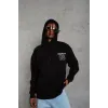 Erkek 98 Baskılı Kapşonlu Sweat - Siyah - 92763 Erkek 98 Baskılı Kapşonlu Sweat - Siyah - 92763
