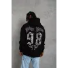 Erkek 98 Baskılı Kapşonlu Sweat - Siyah - 92763 Erkek 98 Baskılı Kapşonlu Sweat - Siyah - 92763