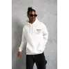 Erkek 98 Baskılı Kapşonlu Sweat - Beyaz - 92765 Erkek 98 Baskılı Kapşonlu Sweat - Beyaz - 92765