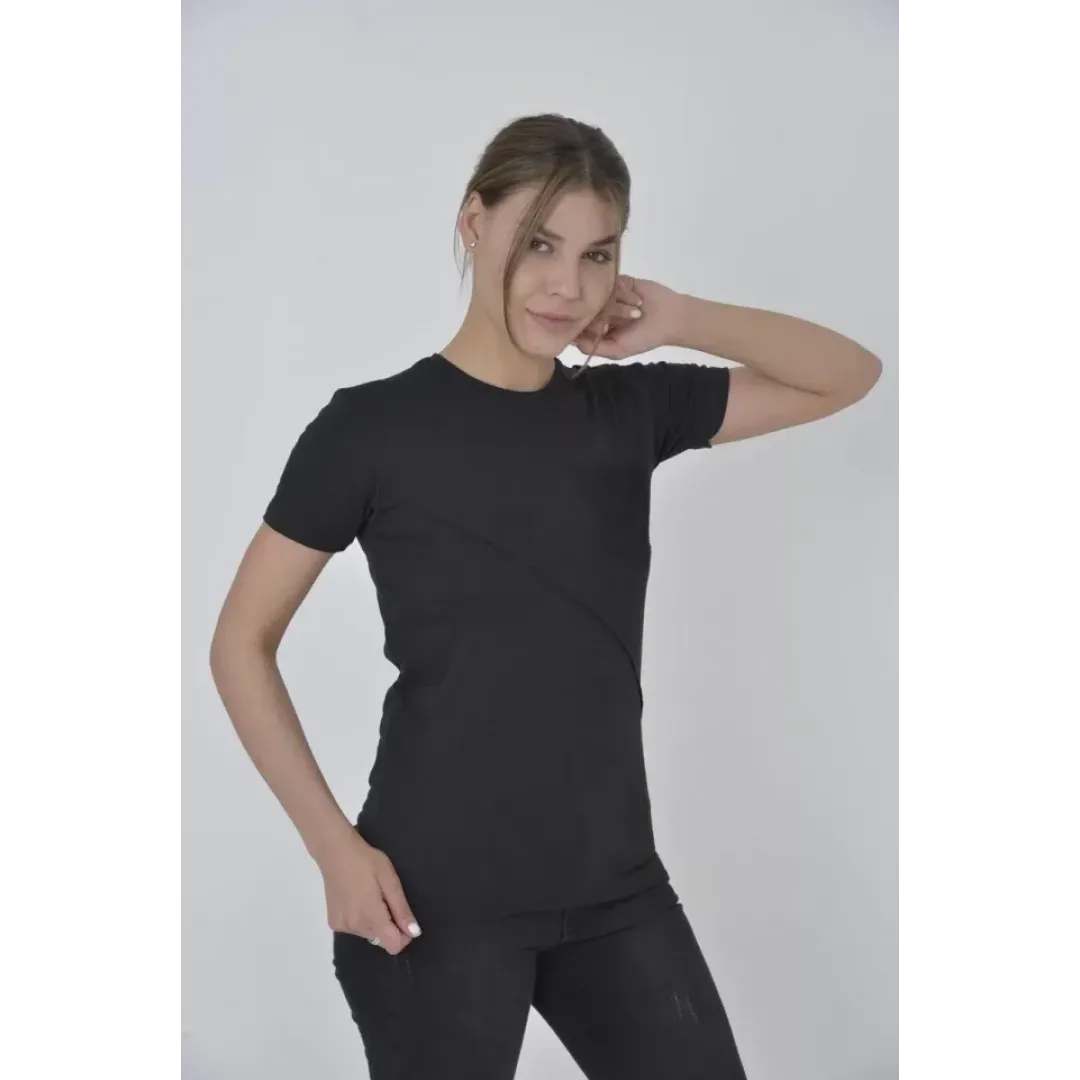 File Cepli Slim Fit T-shirt - Siyah - 92820 File Cepli Slim Fit T-shirt - Siyah - 92820