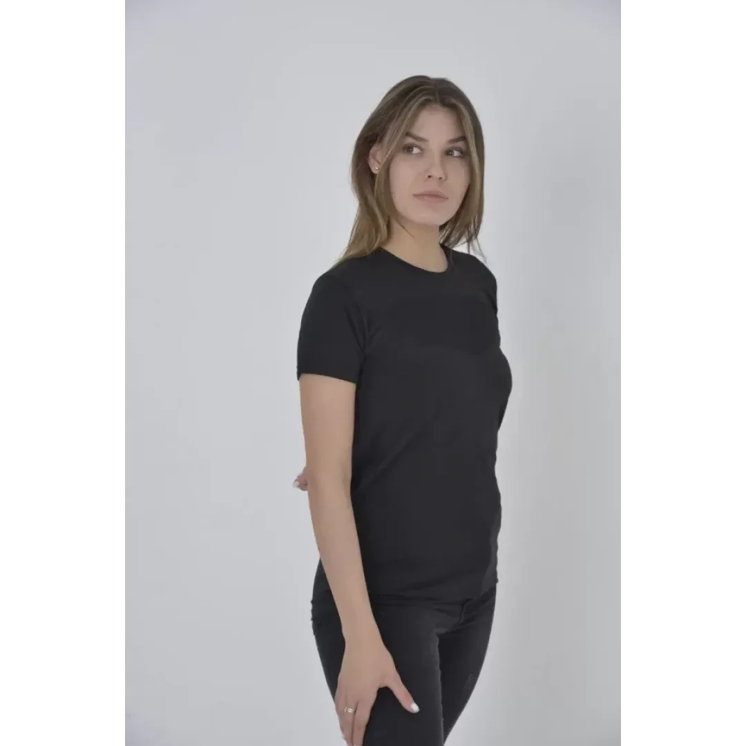Gögüs Fileli Slim Fit T-shirt - Siyah - 92833 Gögüs Fileli Slim Fit T-shirt - Siyah - 92833