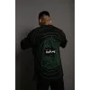 Erkek Bisiklet Yakalı Sırt Baskılı Oversize T-Shirt - Siyah - 92844 Erkek Bisiklet Yakalı Sırt Baskılı Oversize T-Shirt - Siyah - 92844