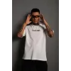Erkek Bisiklet Yakalı Sırt Baskılı Oversize T-Shirt - Beyaz - 92845 Erkek Bisiklet Yakalı Sırt Baskılı Oversize T-Shirt - Beyaz - 92845