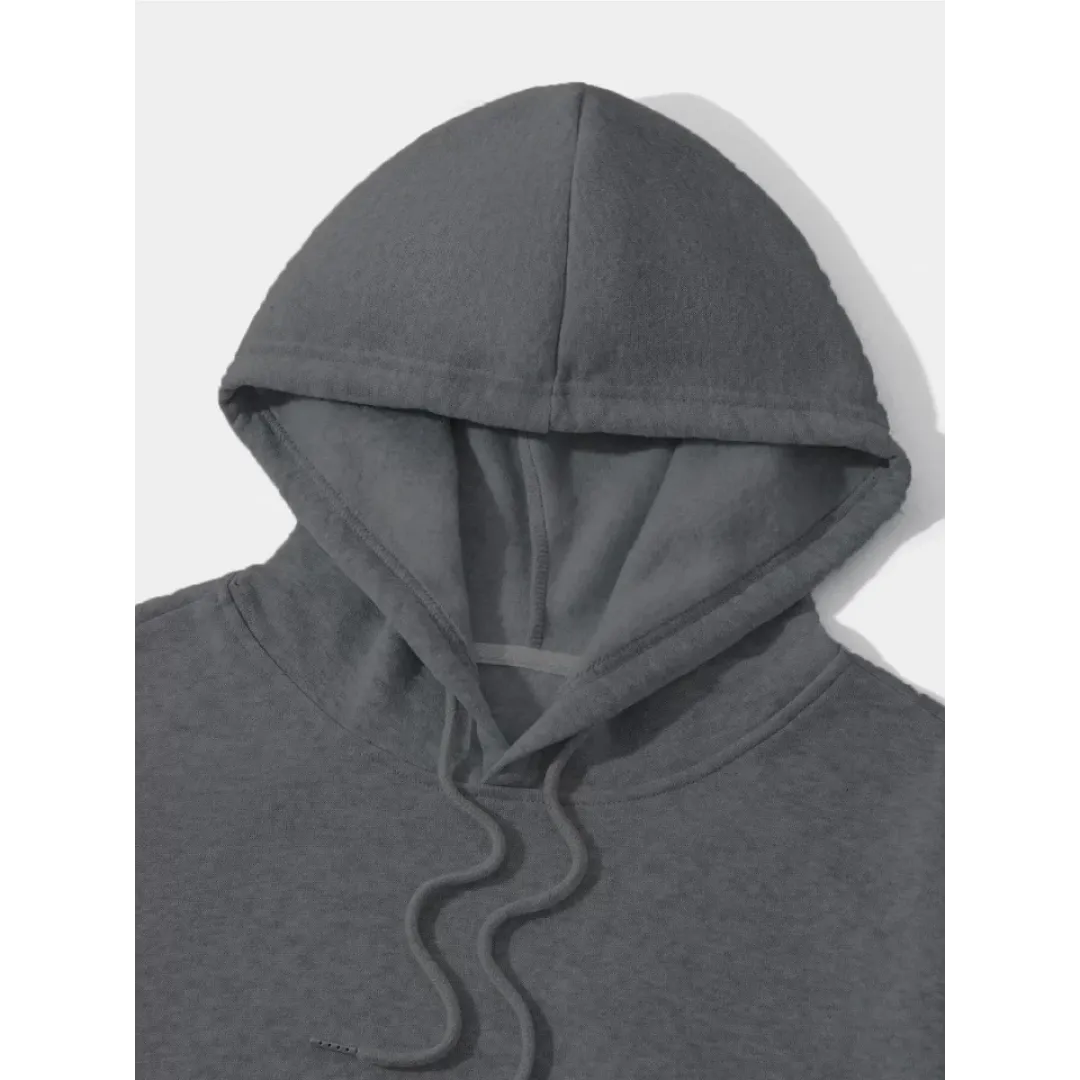 Erkek Düz Kapüşonlu Sweat - Füme - 93101 Erkek Düz Kapüşonlu Sweat - Füme - 93101