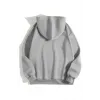 Erkek Düz Kapüşonlu Sweat - Boyalı Gri - 93102 Erkek Düz Kapüşonlu Sweat - Boyalı Gri - 93102