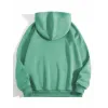 Erkek Düz Kapüşonlu Sweat - Mint Yeşili - 93103 Erkek Düz Kapüşonlu Sweat - Mint Yeşili - 93103