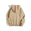 Erkek Düz Kapüşonlu Sweat - Bej - 93104 Erkek Düz Kapüşonlu Sweat - Bej - 93104