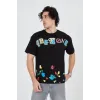 Erkek Baskılı Penye T-Shirt - Siyah - 93158 Erkek Baskılı Penye T-Shirt - Siyah - 93158