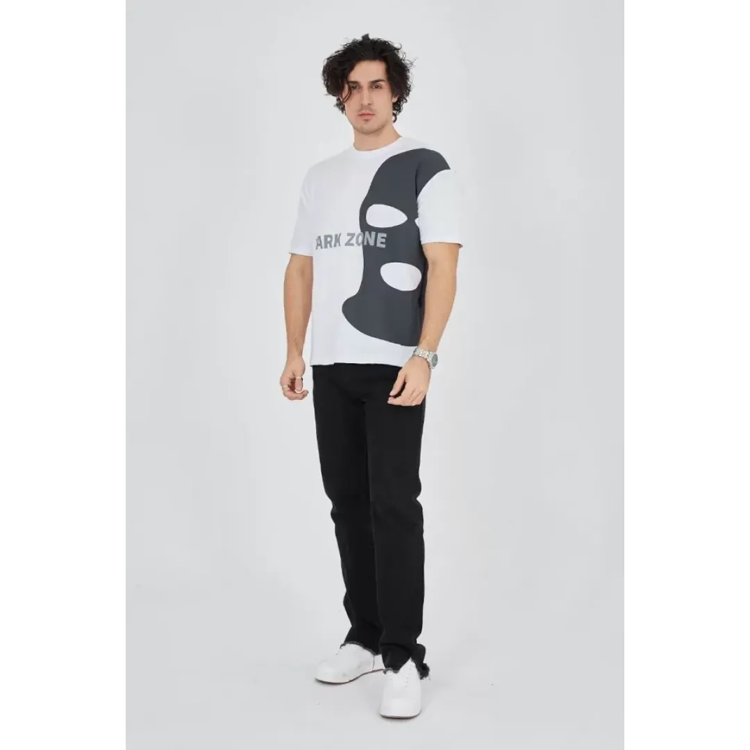 Erkek Baskılı T-Shirt - Beyaz - 93160 Erkek Baskılı T-Shirt - Beyaz - 93160