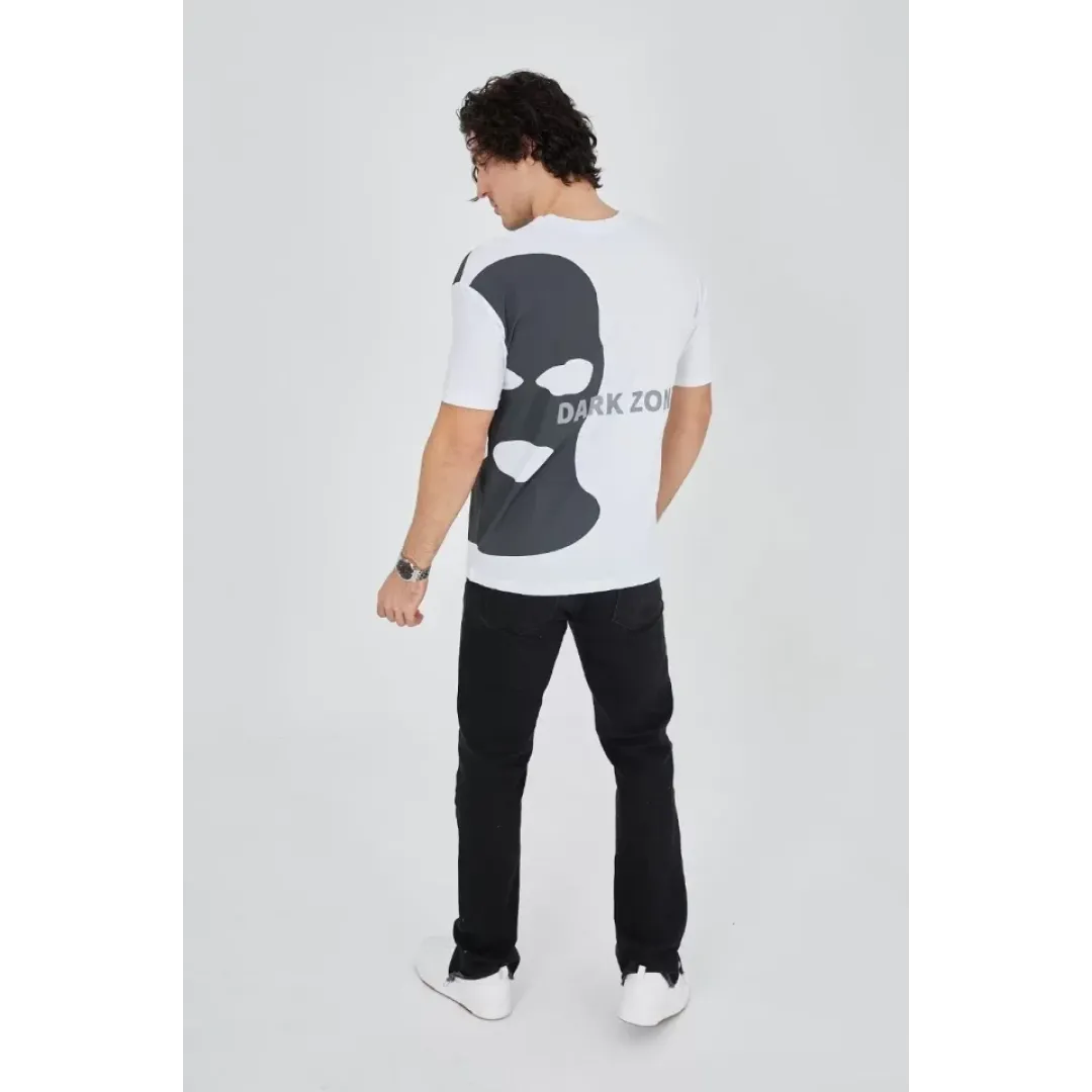 Erkek Baskılı T-Shirt - Beyaz - 93160 Erkek Baskılı T-Shirt - Beyaz - 93160