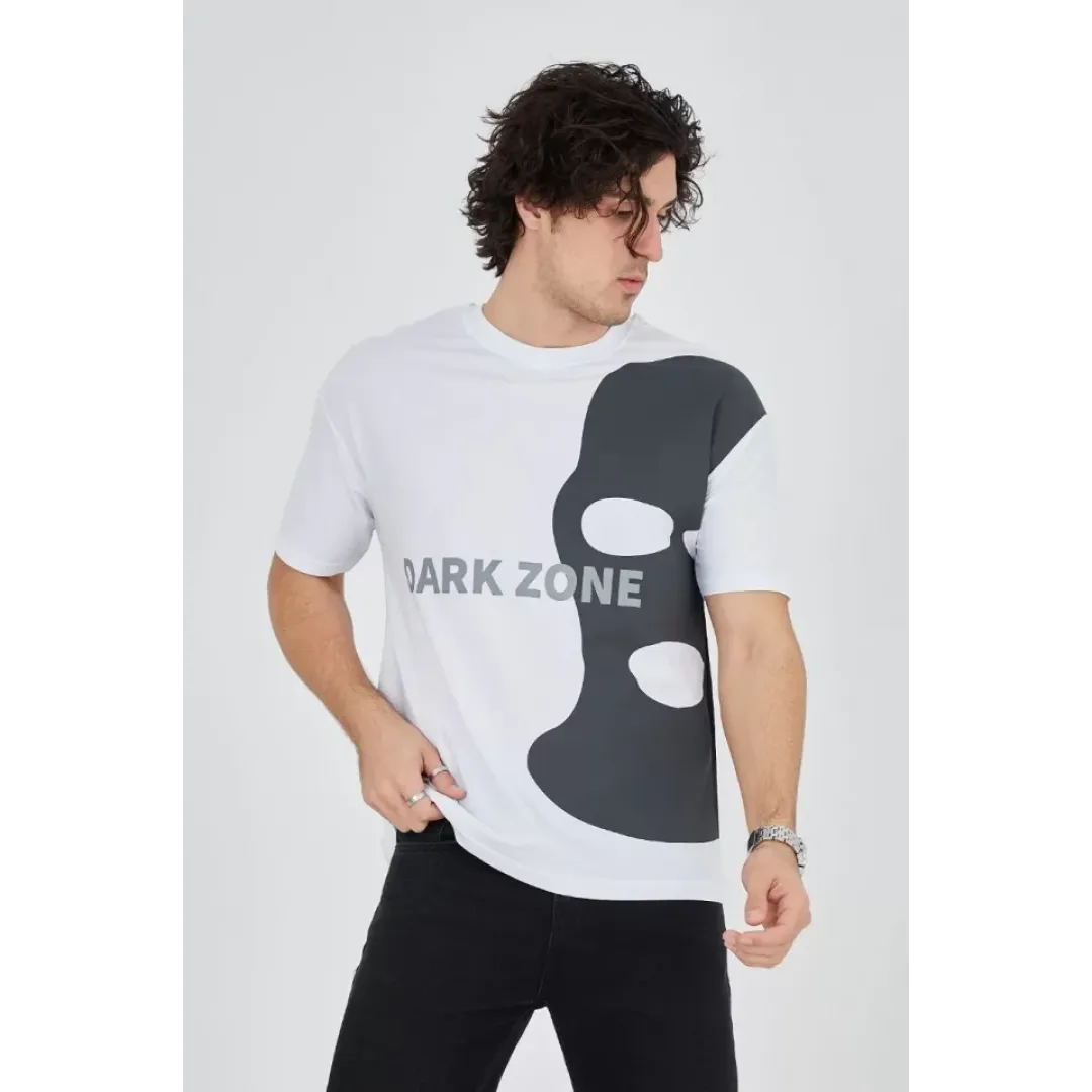 Erkek Baskılı T-Shirt - Beyaz - 93160 Erkek Baskılı T-Shirt - Beyaz - 93160