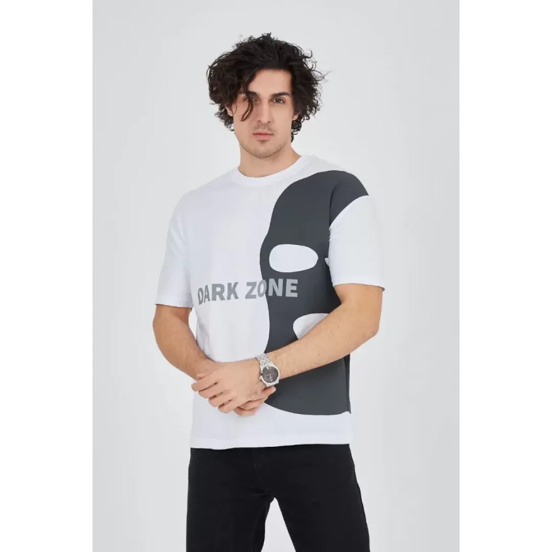 Erkek Baskılı T-Shirt - Beyaz - 93160 Erkek Baskılı T-Shirt - Beyaz - 93160