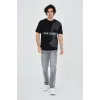 Erkek Baskılı T-Shirt - Siyah - 93161 Erkek Baskılı T-Shirt - Siyah - 93161