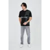 Erkek Baskılı T-Shirt - Siyah - 93161 Erkek Baskılı T-Shirt - Siyah - 93161