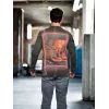 Unisex Bisiklet Yaka Uzun Kollu T-Shirt - Siyah - 94810 Unisex Bisiklet Yaka Uzun Kollu T-Shirt - Siyah - 94810