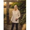 Unisex Bisiklet Yaka Uzun Kollu T-Shirt - Beyaz - 94816 Unisex Bisiklet Yaka Uzun Kollu T-Shirt - Beyaz - 94816