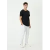 Unisex Basic Bisiklet Yaka Regular T-Shirt - Siyah - 94826 Unisex Basic Bisiklet Yaka Regular T-Shirt - Siyah - 94826