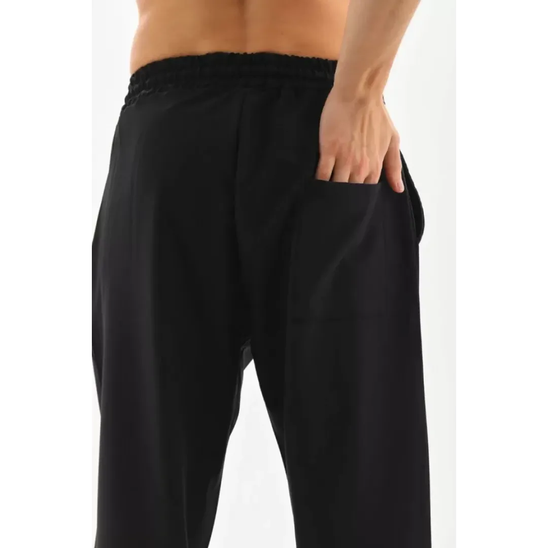 Unisex Lastik Paçalı Eşofman Altı - Siyah - 96070 Unisex Lastik Paçalı Eşofman Altı - Siyah - 96070