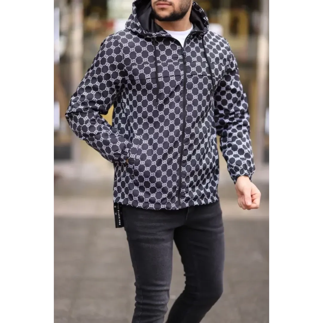 Unisex Kapüşonlu İçi Astarlı Yağmurluk - Siyah - 97916 Unisex Kapüşonlu İçi Astarlı Yağmurluk - Siyah - 97916
