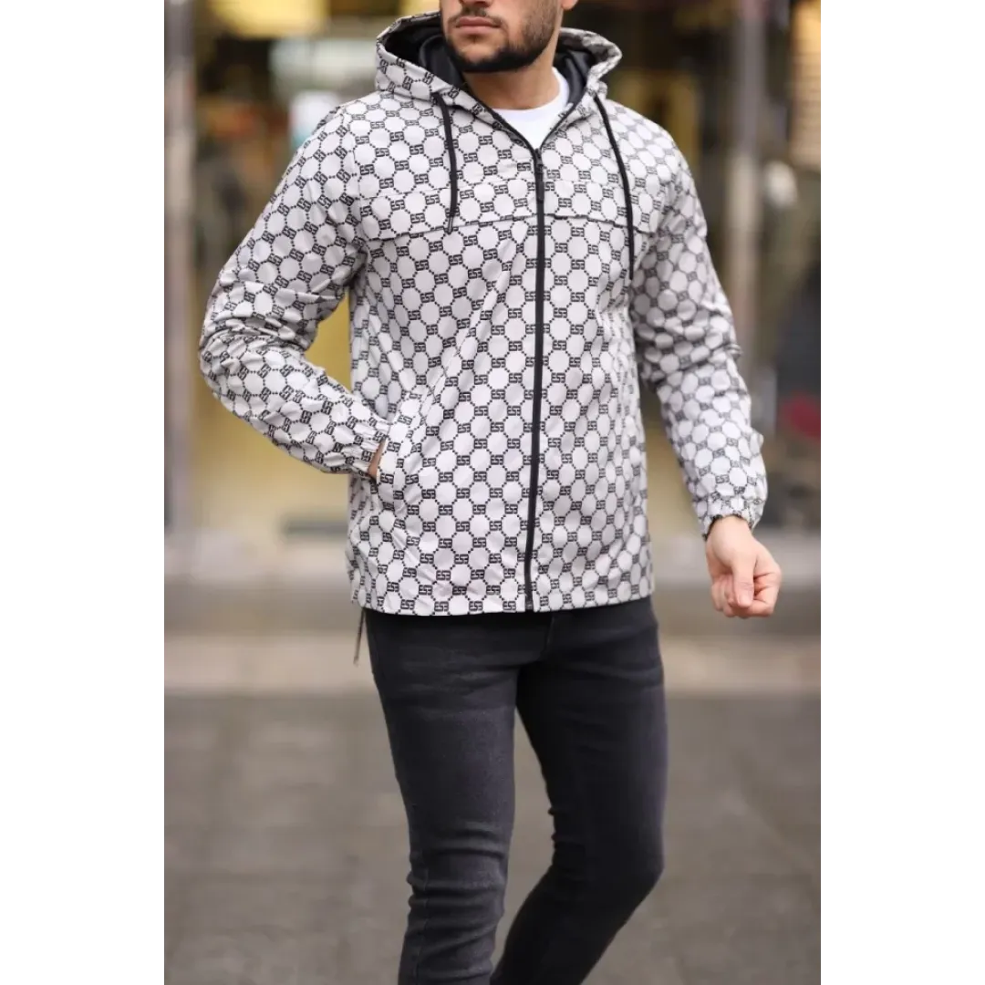 Unisex Kapüşonlu İçi Astarlı Yağmurluk - Gri - 97918 Unisex Kapüşonlu İçi Astarlı Yağmurluk - Gri - 97918