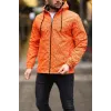 Unisex Kapüşonlu İçi Astarlı Yağmurluk - Turuncu - 97922 Unisex Kapüşonlu İçi Astarlı Yağmurluk - Turuncu - 97922