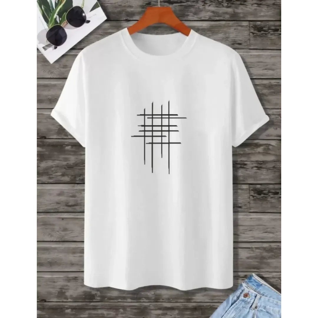 Unisex Baskılı Oversize T-Shirt - Beyaz - 99808 Unisex Baskılı Oversize T-Shirt - Beyaz - 99808