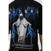 Unisex Baskılı Oversize T-Shirt - Siyah - 100235 Unisex Baskılı Oversize T-Shirt - Siyah - 100235