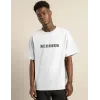 Unisex Bisiklet Yaka Oversize Baskılı T-Shirt - Beyaz - 101307 Unisex Bisiklet Yaka Oversize Baskılı T-Shirt - Beyaz - 101307