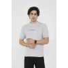 Unisex Bisiklet Yaka Slim Fit T-Shirt- Boyalı Gri - 101456 Unisex Bisiklet Yaka Slim Fit T-Shirt- Boyalı Gri - 101456