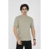 Unisex Bisiklet Yaka Slim Fit T-Shirt- Açık Yeşil - 101457 Unisex Bisiklet Yaka Slim Fit T-Shirt- Açık Yeşil - 101457