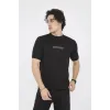 Unisex Bisiklet Yaka Slim Fit T-Shirt- Siyah - 101458 Unisex Bisiklet Yaka Slim Fit T-Shirt- Siyah - 101458